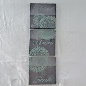 Bathroom Canvas Decor